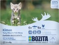  Bozita Kitten- karma dla kociąt i młodych kotów, mięsne i rybne kawałeczki w sosie, saszetka 85 g, opakowanie zbiorcze 12 szt.