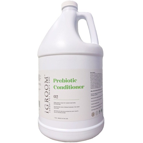 iGroom - Prebiotic Conditioner - odżywka prebiotyczna dla wrażliwej i skłonnej do alergii skóry, 3,8l 