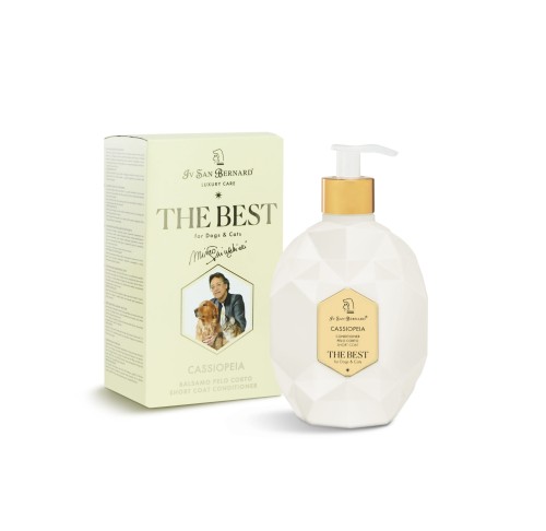 Iv San Bernard - The Best, Cassiopeia Conditioner - odżywka dla krótkiej sierści z wyciągiem z akacji, 500 ml