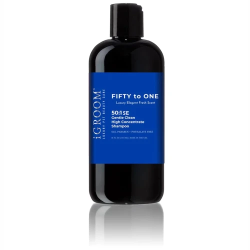 iGroom - Fifty to One SE N(50:1 SE) Luxury Elagent Fresh Scent, Gentle Clean High Concentrate Shampoo - delikatny szampon mocno skoncentrowany, 473 ml