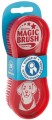 Magic Brush - szczotka do pielęgnacji psów, idealna do kąpieli,  kolor czerwony