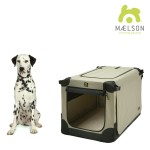 Maelson - Soft Kennel SK82 - klatka materiałowa 82x59x59 cm, kolor beżowy