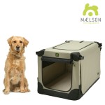 Maelson - Soft Kennel SK92 - klatka materiałowa 92x64x64 cm, kolor beżowy