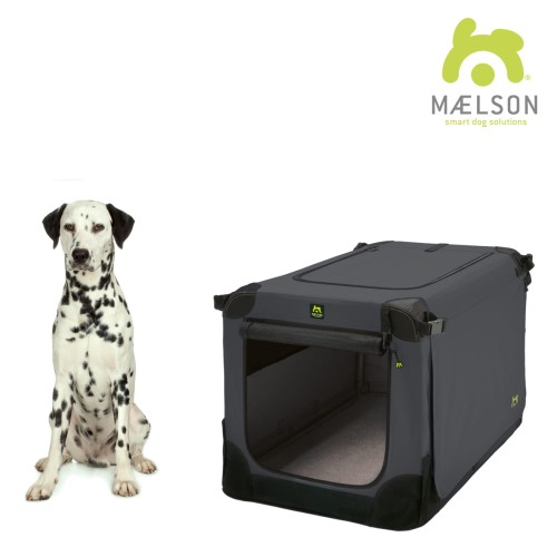 Maelson - Soft Kennel SK82 - klatka materiałowa 82x59x59 cm, kolor antracyt
