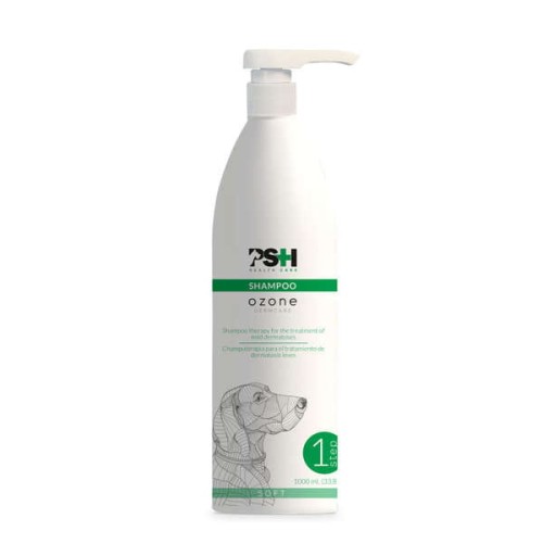 PSH - Ozone Dermcare, Soft Shampoo - szampon dla skóry wrażliwej ze skłonnością do częstych podrażnień, 1 l