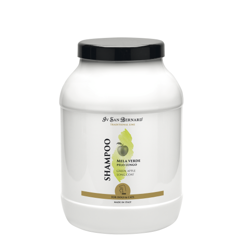 Iv San Bernard - Traditional Line, Green Apple Conditioner - odżywka dla długiej sierści o zapachu zielonego jabłuszka, 3l