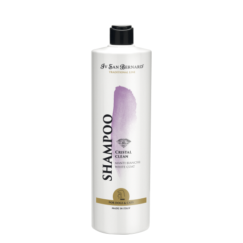 Iv San Bernard - Traditional Line, Cristal Clean Shampoo - szampon dla białej sierści, 1l
