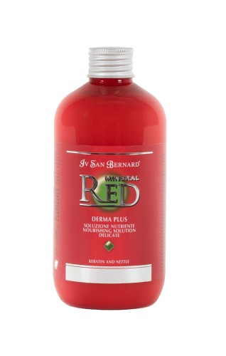 Iv San Bernard - Mineral Red, Derma Plus - odżywka z keratyną i pokrzywą, 300 ml