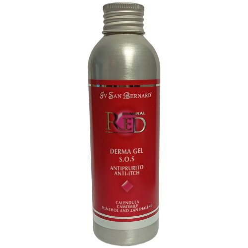 Iv San Bernard - Mineral Red, Derma Gel S.O.S. Anti-Itch No Gas - przeciwświądowy żel na rany i otarcia, łagodzi swędzenie, 150 ml