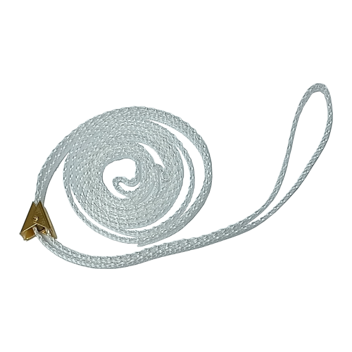 Simplicity - Show Lead - ringówka płaska, angielska, szer. 6 mm, kolor biały