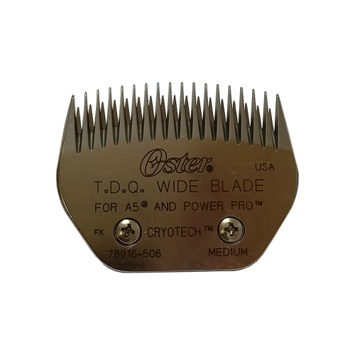 Oster - Wide Medium CryogenX - ostrze do rzeźbienia fryzur, średni rozstaw 3,2 mm