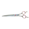 Easy Cut - nożyczki 7 cali, gięte z różową śrubą dociskową, model B70C