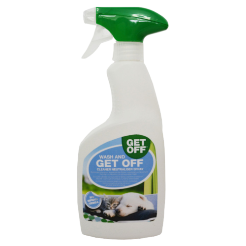 Get Off - Wash and Get Off, Cleaner Neutraliser Spray - spray czyszczący, neutralizujący zapachy i odstaszający psy i koty, 500 ml
