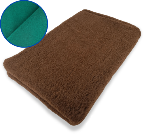 Dry Bed weterynaryjny - legowisko, suche posłanie dla szczeniaków i zwierząt dorosłych, brązowe