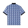 Artero - Miami Blue Smock - bluza groomerska niebieska we wzory