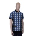 Artero - Miami Blue Smock - bluza groomerska niebieska we wzory