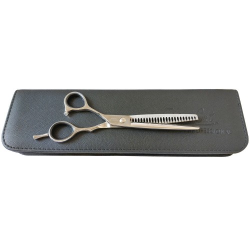 Easy Cut - degażówki jednostronne 7 cali, 24 ząbki, dla leworęcznych, model Silver24_SL 