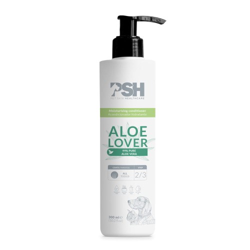 PSH - Aloe Lover Conditioner - odżywka nawilżająca z Aloe Vera dla wrażliwej skóry, 300 ml