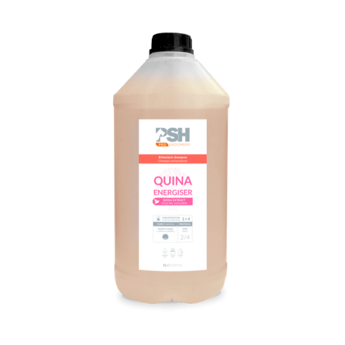 PSH - Quina Energiser Shampoo - szampon witalizujący dla ras szorstkowłosych, 5l
