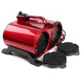  Shernbao - Typhoon - super mocna dwusilnikowa suszarka na stojaku, 3000W, 150 l/s, czerwona
