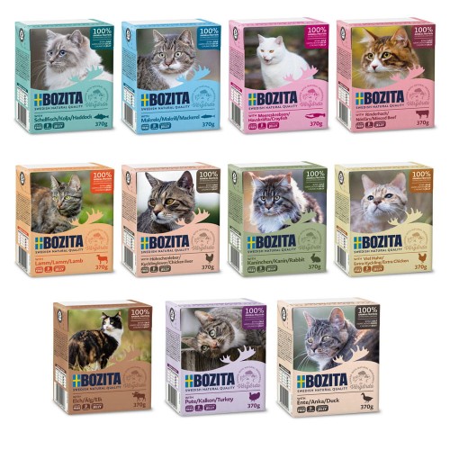 Bozita - karma dla kotów, kawałeczki mięsa w galarecie, 370 g