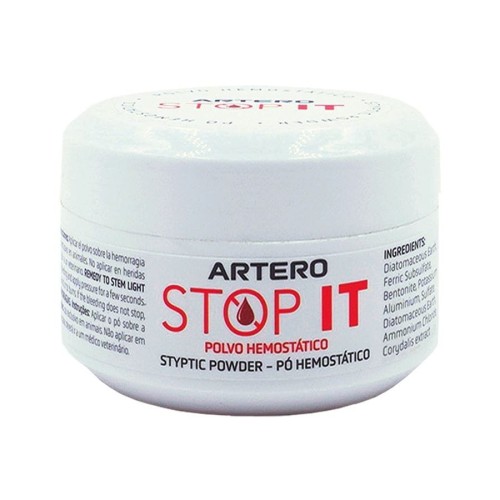Artero - Stop It, Styptic Powder - zasypka do tamowania krwawienia, 14 g