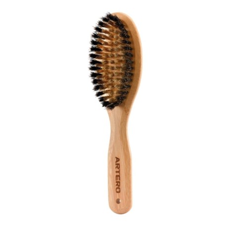 Artero - Nature Collection, Copper Bristle Brush - szczotka z jonizowanym miedzianym włosiem i włosiem z dzika