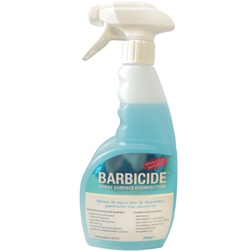 Barbicide - Spray Surface Disinfection - spray do dezynfekcji powierzchni oraz akcesoriów, zapachowy, 750 ml