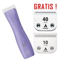 Andis - eMERGE Clipper Cordless - maszynka bezprzewodowo-sieciowa z ostrzem CeramicEdge nr 10 (1,5 mm), kolor fioletowy + ostrze UltraEdge nr 40 (0,25 mm) gratis