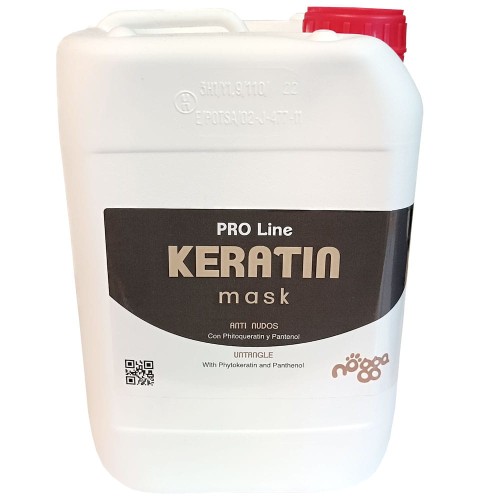 Nogga - Pro Line, Keratin Mask - maska naprawcza z keratyną, ułatwiająca rozczesywanie kołtunów, 5l