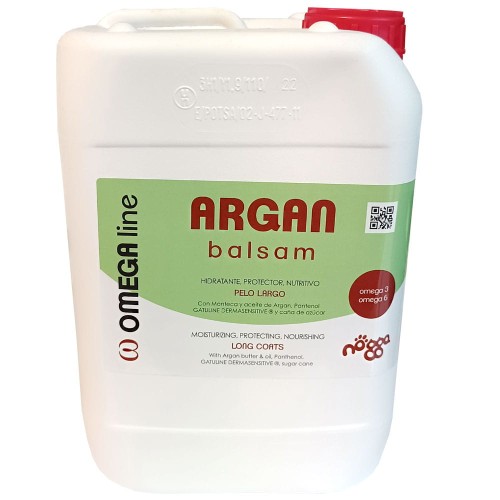 Nogga - Omega Line, Argan Balsam - balsam dla długiej sierści z olejem arganowym, 5l