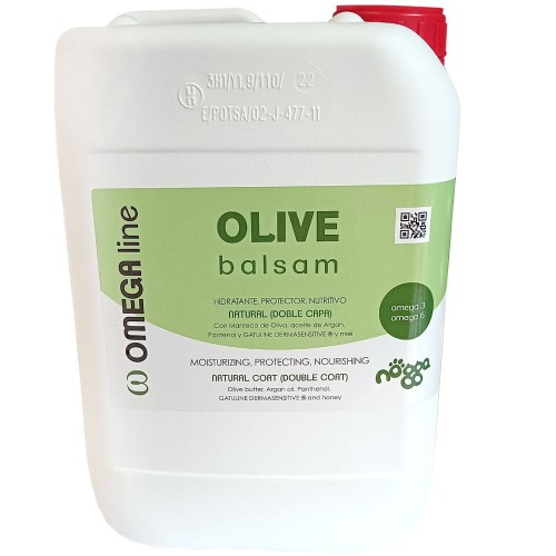 Nogga - Omega Line, Olive Balsam - nawilżający i odżywczy balsam dla psów z podwójną sierścią, 5l