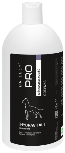 Dr Lucy Pro - Hydravital - odżywka nawilżająca do krótkiej i gładkiej sierści, 1l