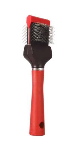 Tritra - Flexible Slicer S Firm - twarda, dwustronna szczotka do puszenia i rozczesywania włosów, mała