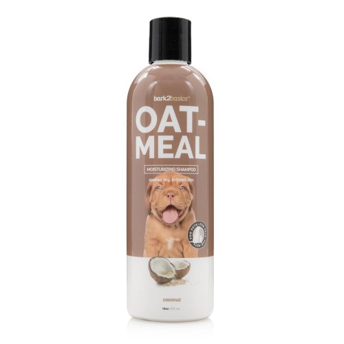 Bark2Basics - Oatmeal Shampoo - szampon dla psa nawilżający z owsem, łagodzi suchą i podrażnioną skórę, 473 ml