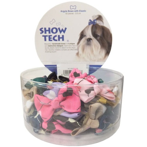 Show Tech - Argyle Bows - kokardki 50 szt.