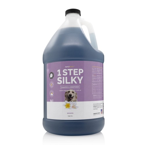 Bark2Basics - One Step Silky Shampoo + Conditioner - szampon z odżywką dla psa, oczyszcza i nawilża, 3,79l