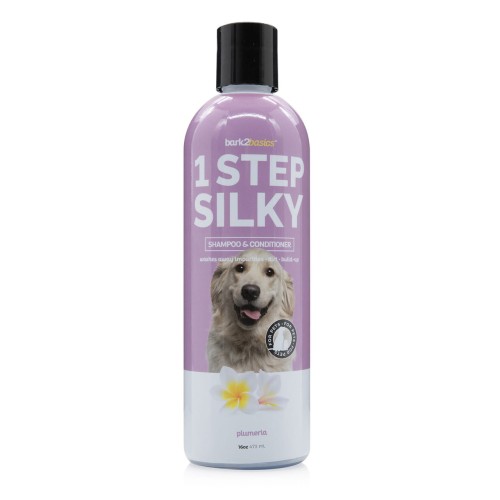 Bark2Basics - One Step Silky Shampoo + Conditioner - szampon z odżywką dla psa, oczyszcza i nawilża, 473 ml