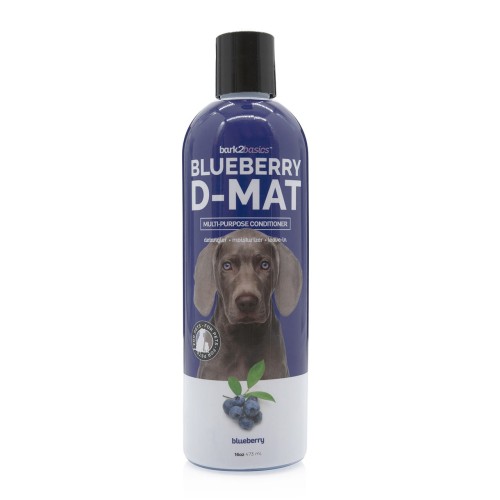 Bark2Basics - Blueberry D-Mat Conditioner - odżywka wielofunkcyjna dla psa: nawilżająca i do rozczesywania kołtunów, 473 ml