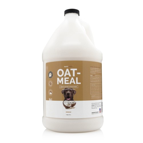 Bark2Basics - Oatmeal Conditioner - odżywka dla psa nawilżająca z owsem, łagodzi suchą i podrażnioną skórę, 3,79l