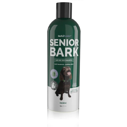 Bark2Basics - Senior Bark Shampoo - łagodzący szampon dla dojrzałych psów, antybakteryjny, 473 ml