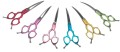 Easy Cut - Asian Style - nożyczki 6 cali, gięte z aluminiowym uchwytem, lekkie, F-J60C