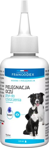 Francodex - płyn do przemywania oczu dla psów i kotów, 125 ml