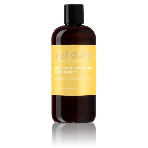 iGroom - Banana Moisturizing Conditioner - odżywka nawilżająca dla psa i kota, 473 ml