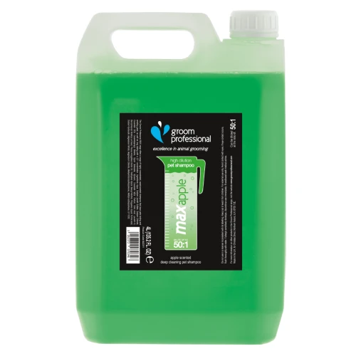 Groom Professional MAX Apple Shampoo - szampon głęboko oczyszczający o zapachu jabłek, 4l