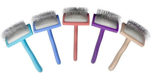 Easy Brush - szczotka pudlówka z długimi, twardymi igłami, średnia