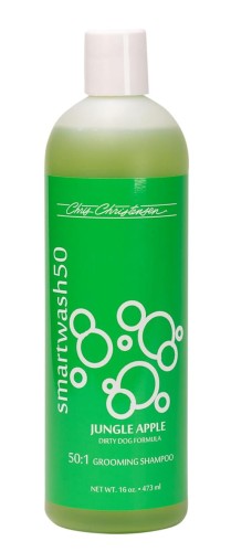 Chris Christensen - Smart Wash 50 Jungle Apple Shampoo - mocno skoncentrowany szampon (50:1), głęboko oczyszczający o zapachu jabłek, 473 ml