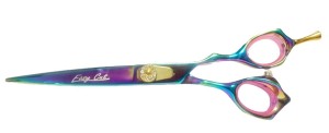 Easy Cut Rainbow - nożyczki 7 cali, proste, model STC7