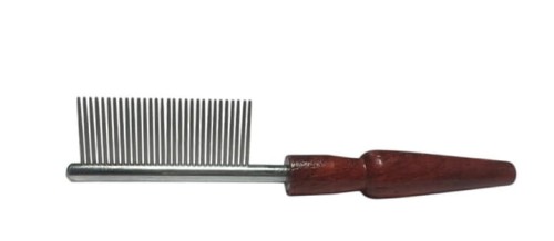 Easy Comb - mały grzebień z drewnianą rączką, dł. zębów 1,55 cm, dł. całkowita 10,5 cm, bardzo gęsty