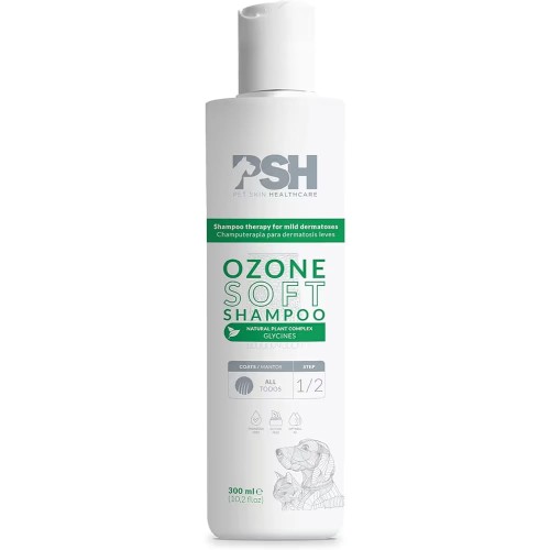 PSH - Ozone Soft Shampoo - szampon do wyjątkowo wrażliwej skóry ze skłonnością do podrażnień, 300 ml 